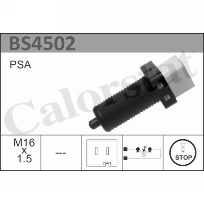 Comutator lumini frana (BS4502 CALORSTAT by Vernet) PEUGEOT