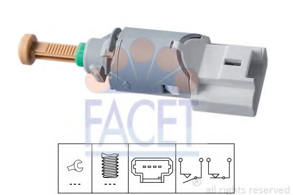 Comutator lumini frana DACIA LOGAN EXPRESS (FS_) (2009 - 2016) FACET 7.1227