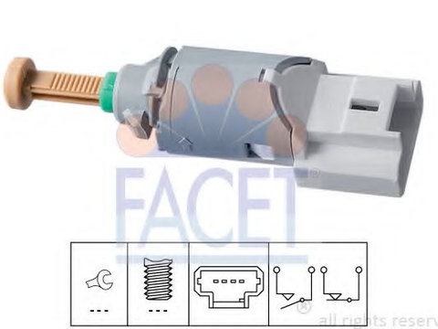 Comutator lumini frana DACIA LOGAN EXPRESS (FS_) (2009 - 2020) FACET 7.1227