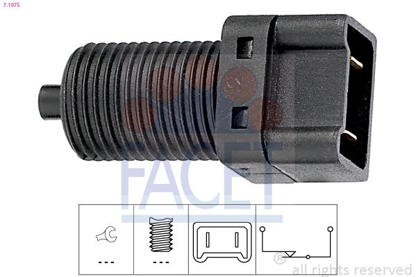 Comutator lumini frana FACET 7.1075