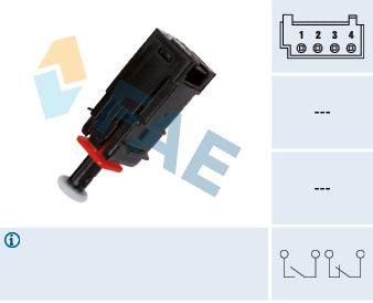 Comutator lumini frana FAE OPEL ASTRA H GTC (A04) 2005-2010 - 24795