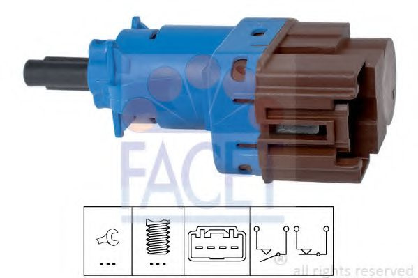 Comutator lumini frana FIAT DOBLO caroserie inchisa/combi (263) (2010 - 2016) FACET 7.1247