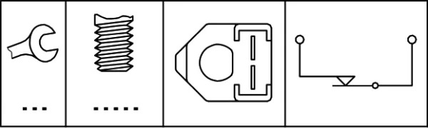 Comutator lumini frana HELLA VW LUPO I (6X1, 6E1) 1998-2005 - 6DF 003 263-081