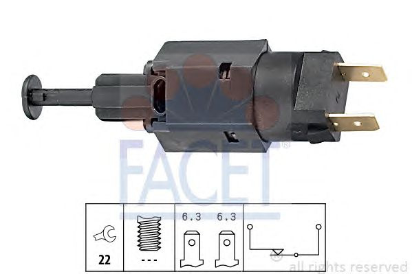 Comutator lumini frana LAND ROVER FREELANDER (LN) - Cod intern: W20239474 - LIVRARE DIN STOC in 24 ore!!!