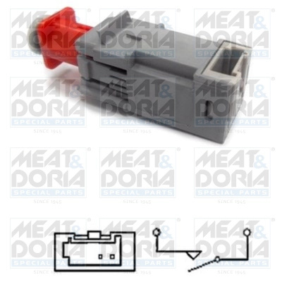 Comutator lumini frana MEAT & DORIA 35066 la O