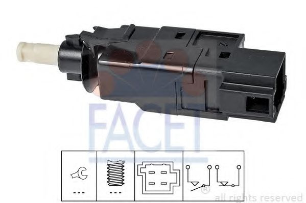 Comutator lumini frana MERCEDES B-CLASS (W245) (2005 - 2011) FACET 7.1260