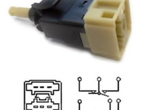 Comutator lumini frana MERCEDES-BENZ CLK Cabriolet (A208) (1998 - 2002) MEAT & DORIA 35065