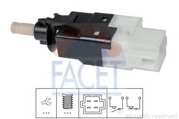 Comutator lumini frana MERCEDES-BENZ E-CLASS (W211) (2002 - 2009) FACET 7.1252
