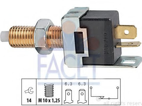 Comutator lumini frana MITSUBISHI OUTLANDER II (CW_W) (2006 - 2012) FACET 7.1017