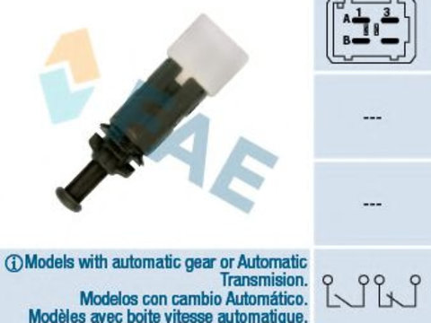 Comutator lumini frana NISSAN INTERSTAR platou / sasiu (2003 - 2016) FAE 24895