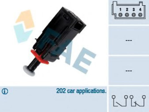 Comutator lumini frana OPEL ZAFIRA B (A05) (2005 - 2016) FAE 24795