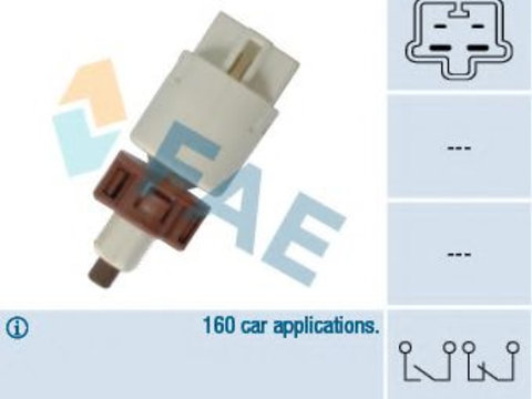 Comutator lumini frana PEUGEOT 107 (2005 - 2016) FAE 24691