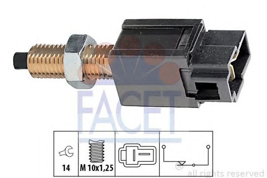 Comutator lumini frana SUZUKI SWIFT II hatchback EA MA FACET FA 7.1169