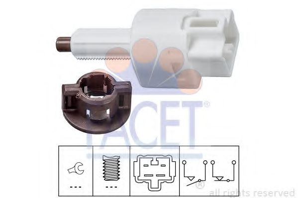 Comutator lumini frana TOYOTA CAMRY (MCV3_, ACV3_, _XV3_) (2001 - 2006) FACET 7.1212