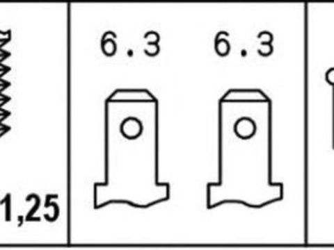 Comutator lumini frana TOYOTA LAND CRUISER Hardtop J7 HELLA 6DF007364001