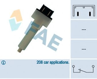 Comutator lumini frana VW VENTO (1H2) (1991 - 1998) FAE 24280