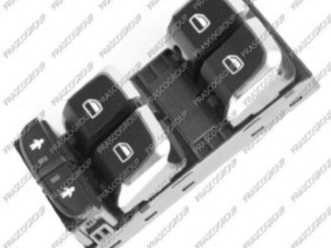 Comutator macara geam Cu 4 butoane Negru Cromat Fata Stanga 10 Pini Audi Q3 (8U) - 01/11 - 06/14 4G09598515PR