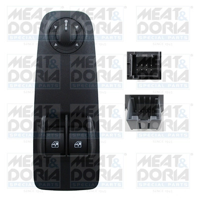 Comutator,macara geam MEAT & DORIA 26518 pentru FIAT DUCATO platou / sasiu (250_) 2006-2020