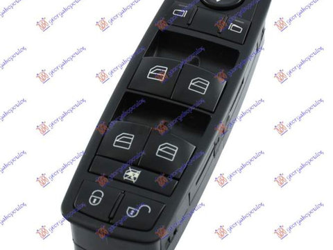 Comutator negru usa/Oglinda fata (3pini)(Dreptunghiular)-Mercedes A Class (W169) 04-12 pentru Mercedes,Mercedes A Class (W169) 04-12,Peugeot Expert 07-16,Interior,Comutatoare