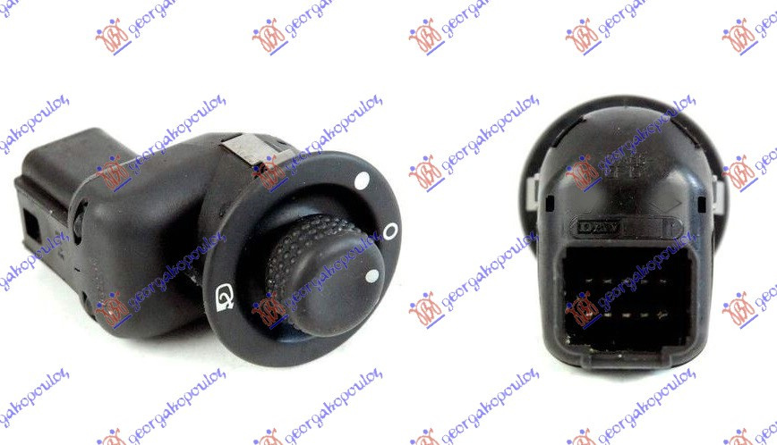 COMUTATOR OGLINDA PLIABILA (10PIN) , RENAULT, RENAULT CAPTUR 13-17, 672007160