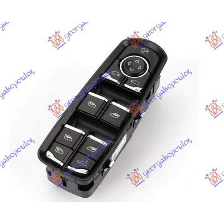 COMUTATOR OGLINZI PORSCHE CAYENNE 2010-> Comutator oglinzi fata comenzi multiple 13 pini stanga 2010->2015 PIESA NOUA ANI 2010 2011 2012 2013 2014 2015