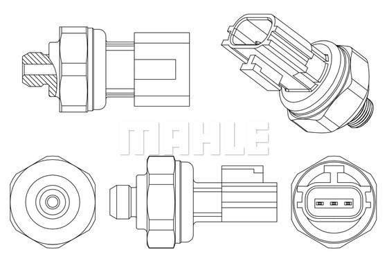 Comutator presiune aer conditionat # Hyundai Ix55 2011 2012 # ASE11000P # MAHLE