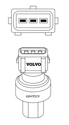 Comutator presiune aer conditionat VOLVO V70   (LV) - Cod intern: W20088239 - LIVRARE DIN STOC in 24 ore!!!