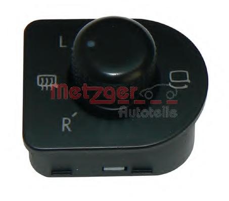 Comutator, reglaj oglinda VW GOLF Mk IV (1J1), VW GOLF Mk IV Estate (1J5), VW NOVO FUSCA (9C1, 1C1) - METZGER 0916065