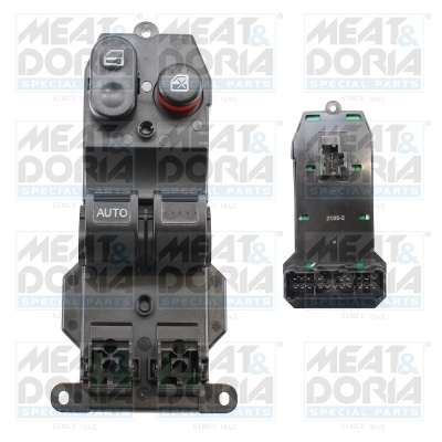 Comutator regulator geam fata stanga HONDA JAZZ II 1.2/1.3/1.4 03.02-10.08 MEAT-DORIA 26508