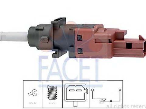 Comutator senzor ambreiaj tempomat FIAT 500 312 FACET FA 7.1170