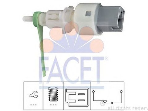 Comutator senzor ambreiaj tempomat FIAT PUNTO Van 188AX FACET FA 7.1159