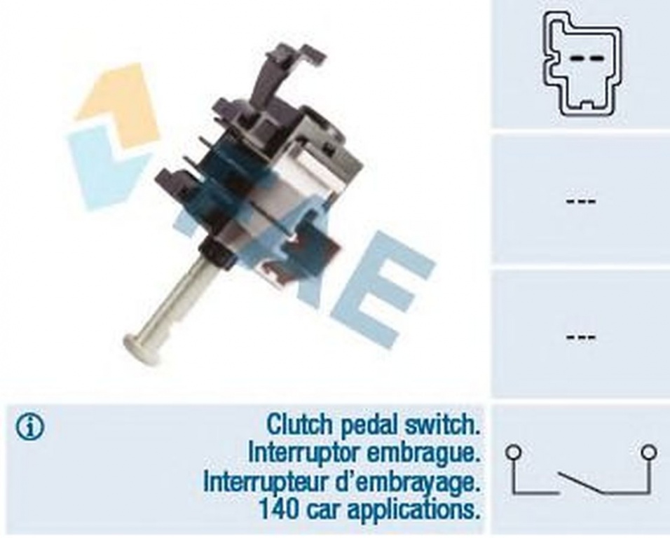 Comutator senzor ambreiaj tempomat FORD FOCUS II DA FAE 24856