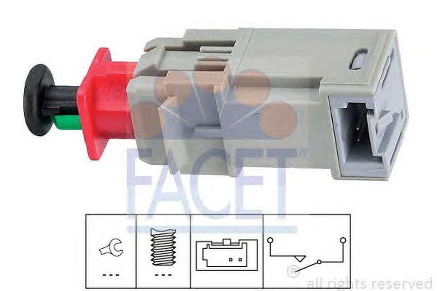 Comutator senzor ambreiaj tempomat OPEL CORSA C F08 F68 FACET FA 7.1207
