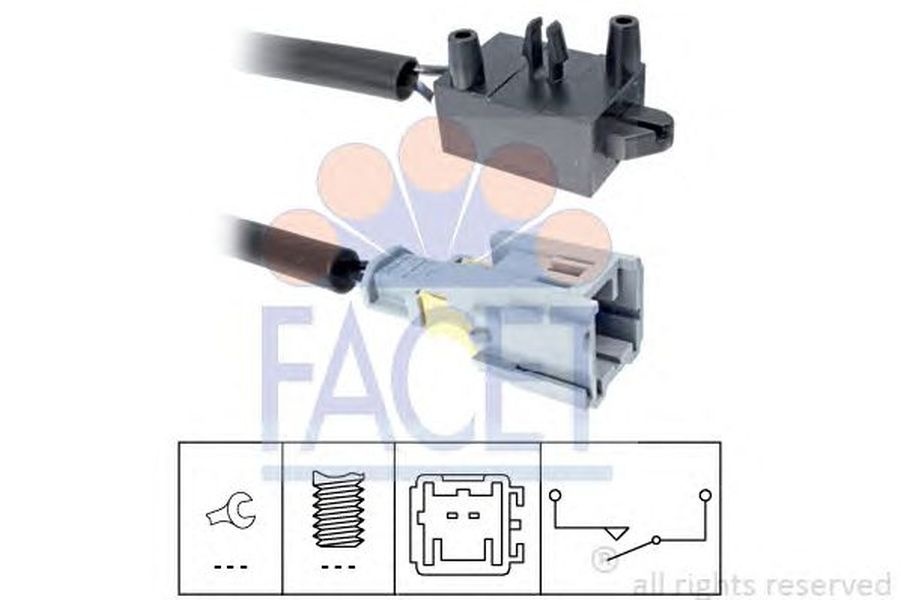 Comutator senzor ambreiaj tempomat PEUGEOT 207 CC WD FACET FA 7.1210