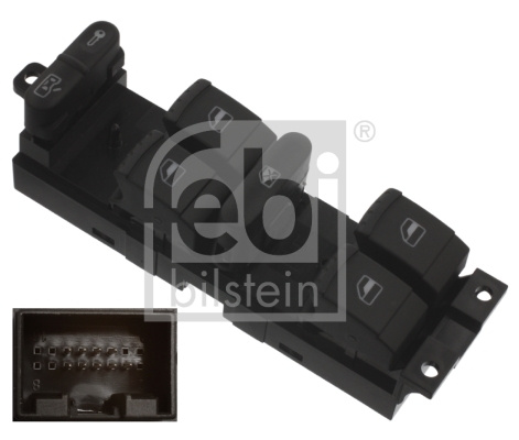 Comutator sistem inchidere # fata stanga Seat Leon 1999 2000 2001 2002 2003 2004 2005 2006 # 37644 # FEBI BILSTEIN