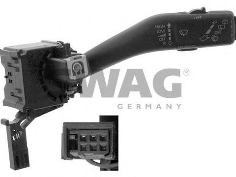 Comutator stergator VW TOURAN (1T1, 1T2), AUDI A3 (8P1), VW RABBIT V (1K1) - SWAG 30 93 8513