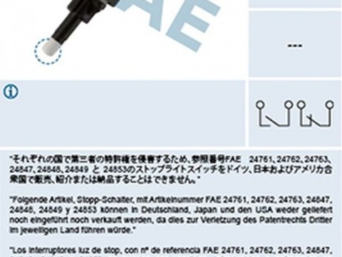 Comutator Stop AUDI A4 8EC B7 FAE 24761