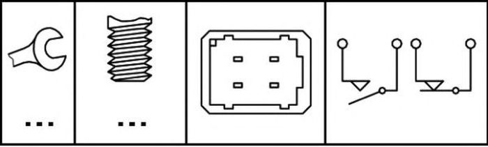 Comutator Stop MITSUBISHI COLT VI Z3 A Z2 A HELLA 6DD008622371