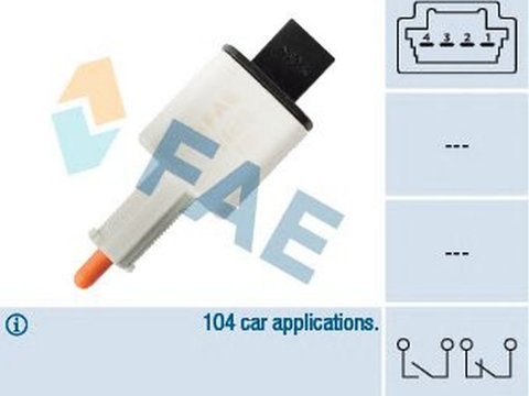 Comutator Stop RENAULT MEGANE III cupe DZ0 1 FAE 24888