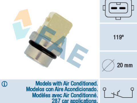 Comutator temperatura, racire (35310 FAE) AUDI,SEAT,SKODA,VW