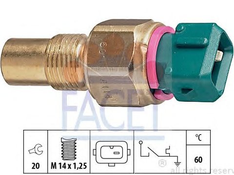 Comutator temperatura racire CITROEN RELAY caroserie (230L) - Cod intern: W20239553 - LIVRARE DIN STOC in 24 ore!!!