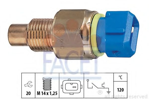 Comutator temperatura, racire PEUGEOT 10