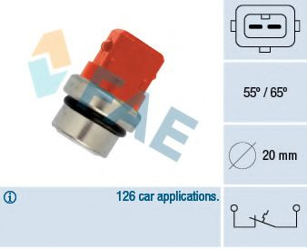 Comutator temperatura, racire SEAT IBIZA Mk II (6K