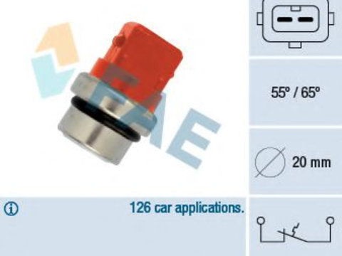 Comutator temperatura, racire VW GOLF 4 (1J1) (1997 - 2005) FAE 35320
