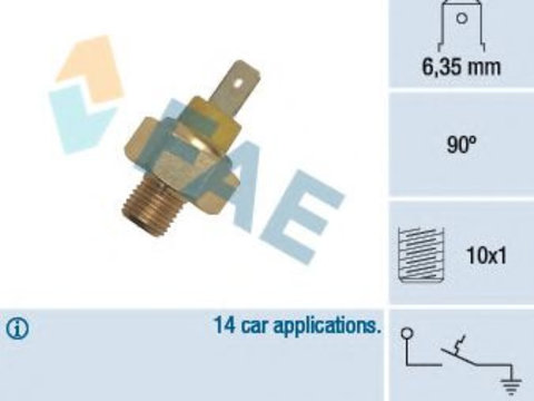 Comutator temperatura, racire VW VENTO (1H2) (1991 - 1998) FAE 35345