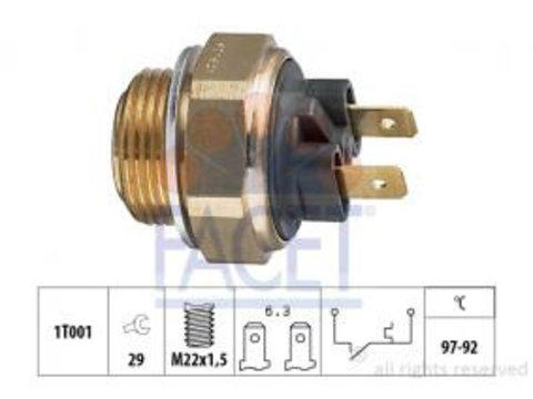 Comutator temperatura SKODA Felicia II Break (6U5) (1289 , 68 CP) FACET 75111