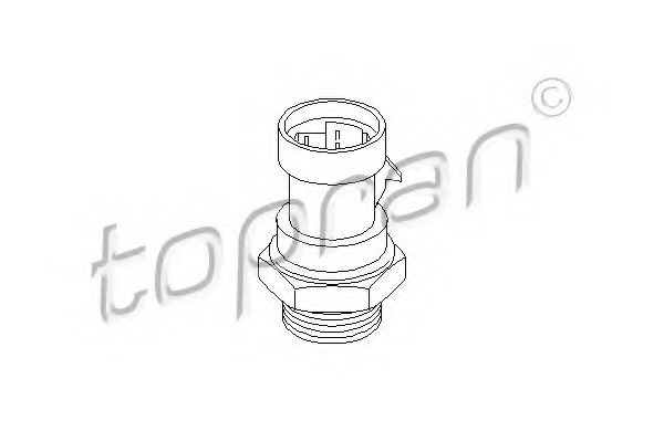 Comutator temperatura ventilator radiator 721 102 TOPRAN pentru Peugeot Boxer CitroEn Jumper CitroEn Relay