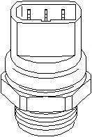 Comutator temperatura, ventilator radiator AUDI 90 (8C, B4), AUDI 80 Avant (8C, B4), VW ATLANTIC I (16) - TOPRAN 102 977