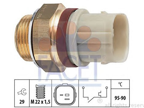 Comutator temperatura ventilator radiator AUDI A3 (8L1) - Cod intern: W20239581 - LIVRARE DIN STOC in 24 ore!!!