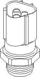 Comutator temperatura, ventilator radiator AUDI A3 (8L1), SKODA OCTAVIA (1U2), VW GOLF Mk IV (1J1) - TOPRAN 109 772